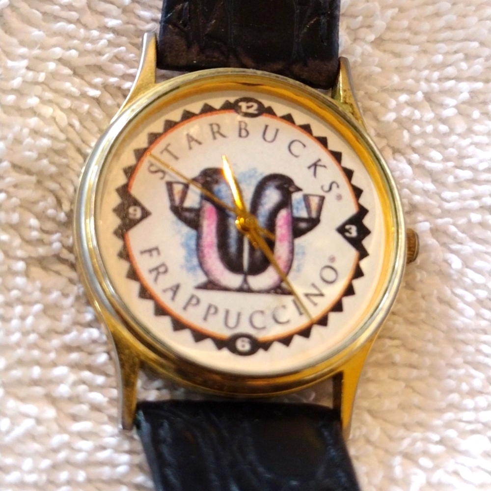 VINTAGE Starbucks leather watch - Picture 3 of 6